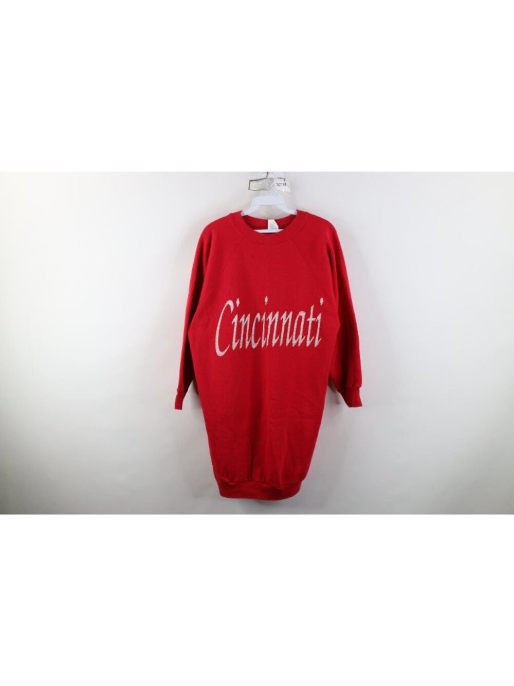 Vtg 80s Womens Medium University of Cincinnati Night Sleep Gown Sweatshirt USA